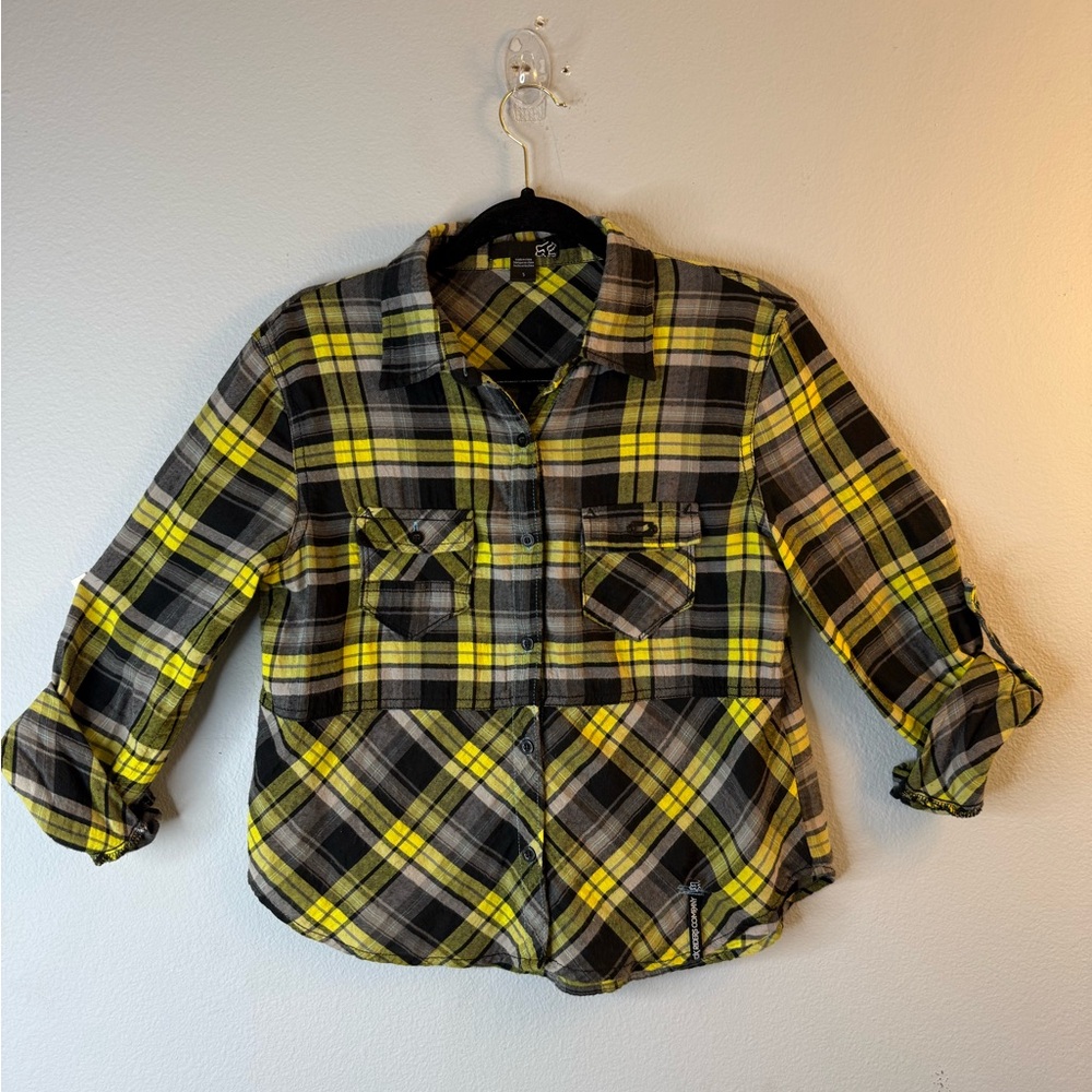 Yellow Plaid Women's Camisole